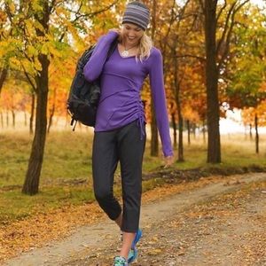 Athleta | Purple Raina Long Sleeve Top | S